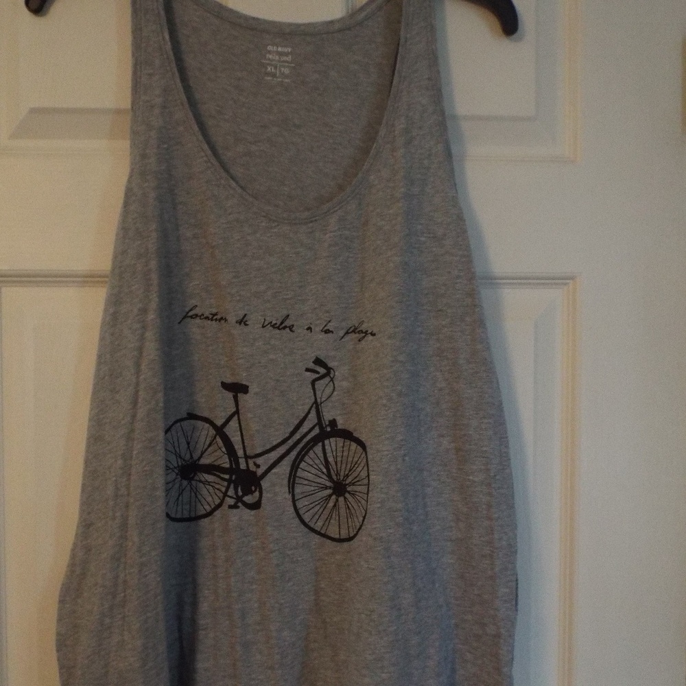 Grey Graphic Tank